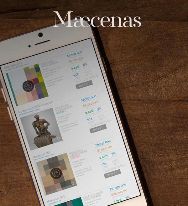 Maecenas blockchain art platform