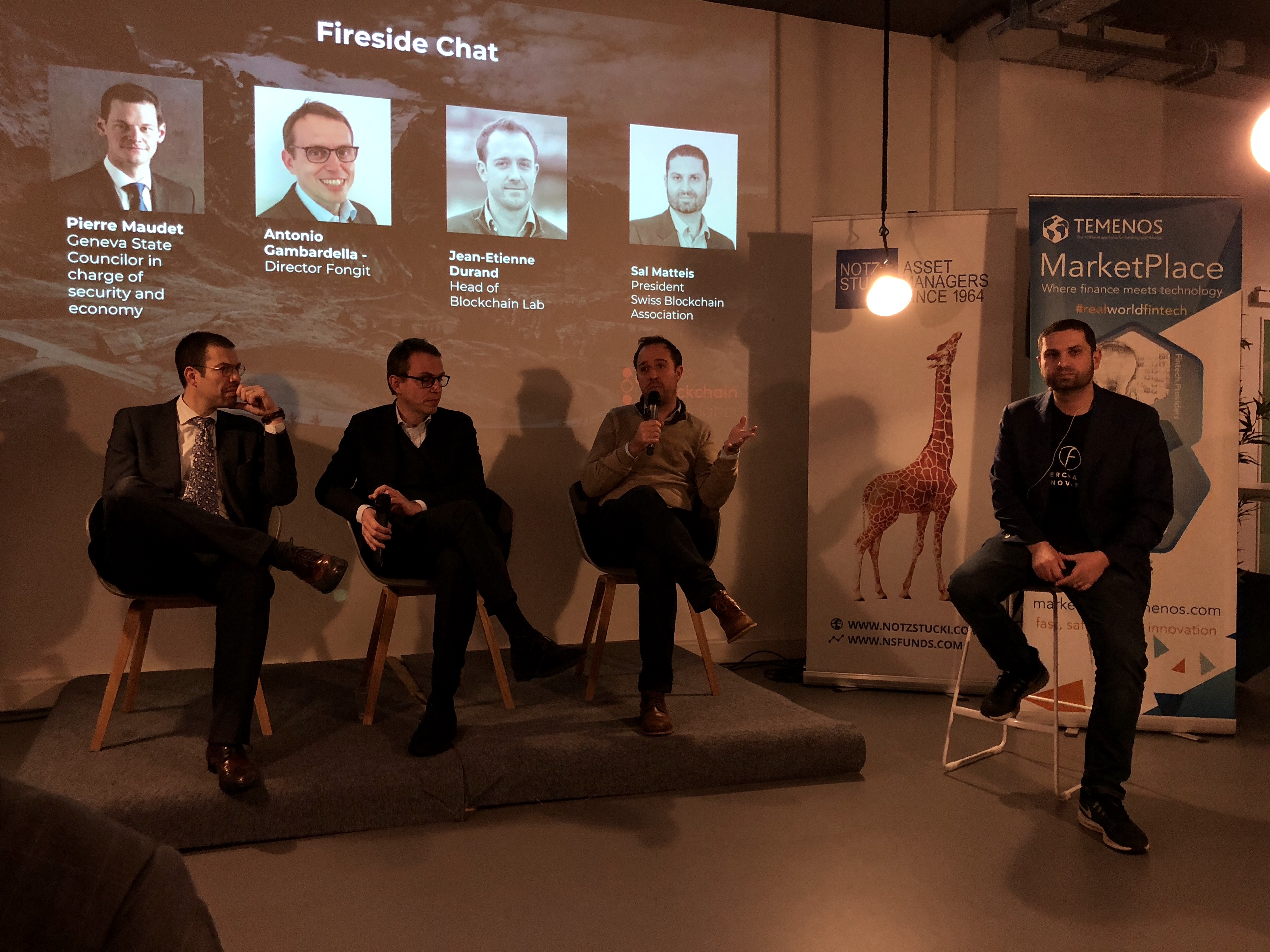 Fireside Chat at Blockchain Lab presentation